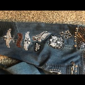 Platinum plush jeans